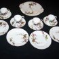 Antique ALFRED B PEARCE Birds Tea Cup Plate Saucer Plate Lot
