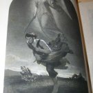 Antique 1830s GEMS FOR THE FIRESIDE Engravings HC Book