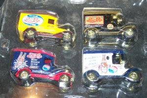 New Mint PEPSI COLA Diecast Delivery Car Truck Set Lot