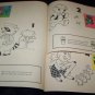 Vintage 1950s NUMBERS Children's PAINT BOOK Coloring