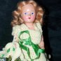 Vintage 1950s Hard Plastic 8" Fashion Doll Knit Dress