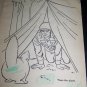 Vintage G.I GI JOE Trace & Color Whitman Coloring Book