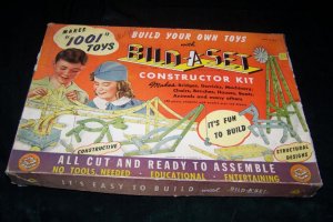Antique/Vintage BILD-A-SET Erector Constructor Set Toy