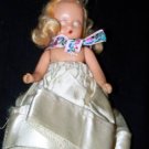 Vintage 1950s Hard Plastic NANCY ANN Storybook 5.5" Blonde Doll