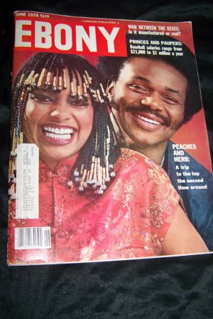 Vintage EBONY Magazine June 1979 PEACHES & HERB NEHEMIAH