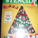 Vintage 1979 Whitman CHRISTMAS HOLIDAY STENCIL Book Lot