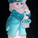 Vintage Leprechaun St Patricks Day Diecut Decoration