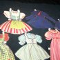 Vintage Merrill B FOR BETSY C FOR CAROL Paper Doll Lot
