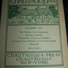 Antique THE CHAUTAUQUAN Magazine December 1910 Democratic England
