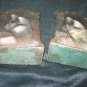 Vintage The Thinker Rodin Bookends by Verona Pot Metal/Bronze Finish