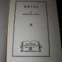 Vintage 1940s HEIDI Johanna Spyri Childrens Book HC/DJ