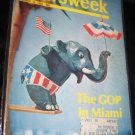 Vintage NEWSWEEK Magazine Aug 12 1968 GOP Republican