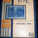 Antique 1907 Negro Americana Black Face Bellhop Minstril Sheet Music DAT'S MUSIC TO ME
