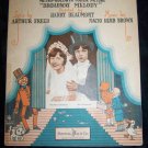 Vintage 1929 Sheet Music THE WEDDING OF THE PAINTED DOLL Broadway Melody