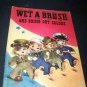 Vintage 1942 WET A BRUSH PAINT Coloring Book Saalfield