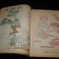 Vintage 1942 WET A BRUSH PAINT Coloring Book Saalfield