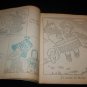 Vintage 1942 WET A BRUSH PAINT Coloring Book Saalfield
