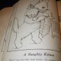 Vintage 1940s CHUBBY BEAR PAINT Coloring BOOK Samuel Lowe