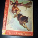 Vintage TUCO~HAPPY EXPLORERS Sled Dog~Picture Puzzle