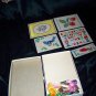 Vintage SAMPLER CARDS Little Fingers Cross-Stitch Toy