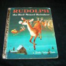 Vintage RUDOLPH Red-Nosed Reindeer Little Golden Book