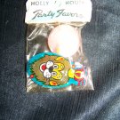 Vintage 1960s Holly House Party Favors TIN LION Noise CLACKER & Plastic Maze Game Mint in Bag