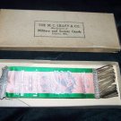 Vintage M.C. Lilley Co Badge Ribbon Elizabeth Rebekah Lodge Box