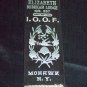 Vintage M.C. Lilley Co Badge Ribbon Elizabeth Rebekah Lodge Box