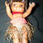 Vintage 1960s 8" Hawaii Hawaiian Plastic Vinyl Tourist Hula Doll