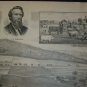 Antique 1870s F.H Hagerman Valley Farm Bradford Co PA Lithograph Print