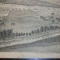 Antique 1870s F.H Hagerman Valley Farm Bradford Co PA Lithograph Print