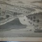 Antique 1870s F.H Hagerman Valley Farm Bradford Co PA Lithograph Print