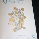 Shakespeare Quarterly Scholarly Journal Folger Library vol 29  #1 Summer 1978