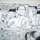 Original STAR TREK DEEP SPACE 9 Leonard Kirk Malibu Comic Book Art