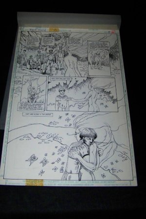 Original BLACK ORCHID Comic Book Art issue #10, pg. 19 Rebecca Guay