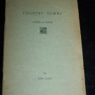 Country Towns and Other Poems of Maine by Edith Lowell