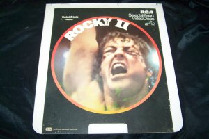 Vintage ROCKY II CED Videodisc Video Disc Movie