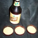 Vintage SCHLITZ Beer Ad Premium Plastic Bottle Coaster Lot