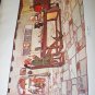 Antique BLACK & WHITE Christmas December, 1902 Art Illustrated Print Magazine