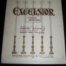 Antique 1900 EXCELSIOR Shapiro Bernstein Sheet Music
