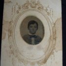 Antique Victorian Little Boy Miniature Tintype Photo