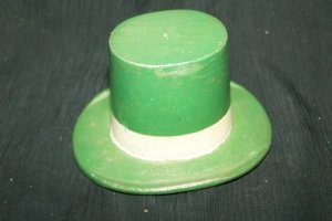 Antique Vintage Saint St Patrick's Day Metal Souvenir Hat