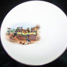 Vintage Lord Nelson Pottery Steam Coach Gurney Saucer Plate 4-72