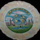 Vintage 1964-65 New York World's Fair Plate Saucer Souvenir