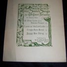 Antique 1905 Scotch Songs Bonnie Wee Thing Sheet Music
