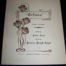 Antique 1905 ERLINDA Legend of the Moon Art Sheet Music