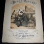 Antique 1867 BELLE MAHONE Cemetary Grave Sheet Music
