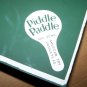 Vintage 1950s PIDDLE-PADDLE Travel TABLE TENNIS Set Game