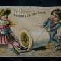 Antique Merrick Thread Children Chromolithograph Victorian Trade Card Tradecard