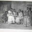 Antique Winslow Homer Sunday Morning Old Virigina Photogravure Art Print